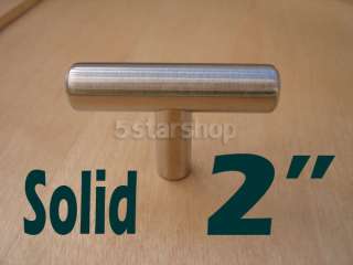 30 2 Stainless steel Kitchen Cabinet T Bar Handle knob  