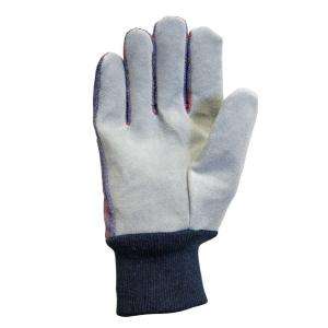   Suede Cowhide Leather and Denim Work Gloves 5010 24 