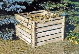 Komposter Holz Kompostbehälter Kompostsilo Kompost NEU 4250475192519 
