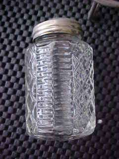 Glass Cruet Condiment Set with Stand Older  