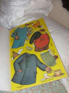   GHolden Christopher Robin & Winnie the Pooh Paper dolls 1985  
