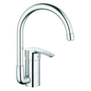 GROHE Eurostyle Single Handle Kitchen Faucet in Starlight Chrome 33 