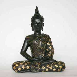 Buddha Statue eines meditierenden Buddhas 30cm NEU  Küche 