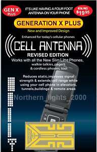 100 Generation X Plus Cell Phone Antenna Boosters  