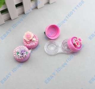 Beauful Flowers Contact Lens Case Holder Box C65  