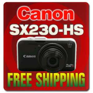 Canon PowerShot SX230 (Black) HS Digital New 5043B001 13803133929 