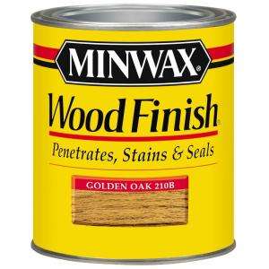 Minwax 1 Qt. Oil Based Golden Oak Wood Finish Interior Stain 70001 at 