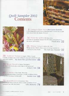 Quilt Sampler Magazine ~ American Patchwork 2002 ~ 10 Top Shops 
