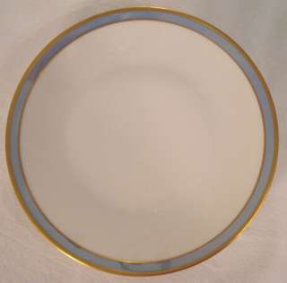 Rosenthal China Gala Blue Salad Plate 7 1/2 Gold Trim  