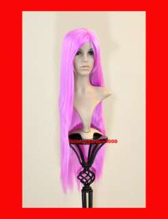 32ORCHID PURPLE STRAIGHT PARTY COSTUME COSPLAY WIG NEW  