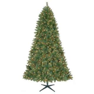 Home Accents Holiday 9 Ft. LED Pre Lit Wesley Mixed Pine Tree Clear 