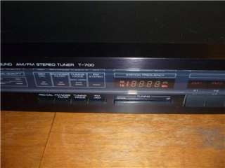 RARE VTG AUDIOPHILE TUNER YAMAHA T 700 AM/FM STEREO TUNER AWESOME 
