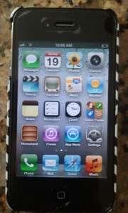 iPhone 4 16GB black Verizon A1349 885909420438  