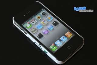 iPhone 4S 4G S LILA BLUME Schutzhülle + Display FOLIE Cover Hülle 