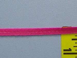 Herringbone Cotton Twill Tape Hot Pink 1/4 10 yds #N49  
