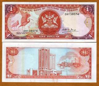 Trinidad and Tobago, 1 dollar, 1985, P 36 (36b), UNC  