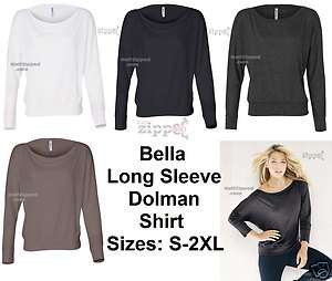 Bella Elizabeth Flowy Long Sleeve Dolman Shirt 8850  