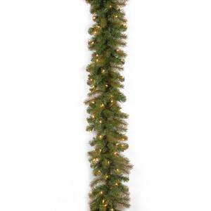 Home Accents Holiday 9 ft. Feel Real Down Swept Douglas Garland with 