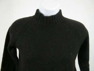 PRADA Brown Mock Cashmere Sweater Top Sz 38  