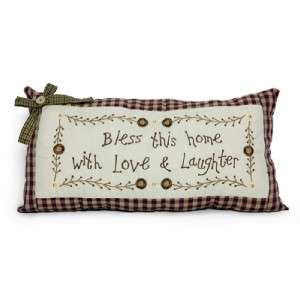 DECORATIVE THROW PILLOW 20   BLESS THIS HOME  