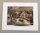 currier and ives prints  