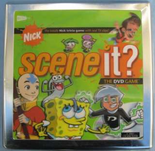   Nick DVD Trivia Game in Tin Nickelodeon Sponge Bob Avatar Player Token