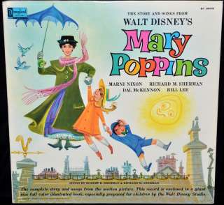 poppins 1964 disneyland record and book set st 3922 pictures below 
