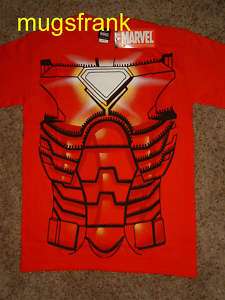 Nwt Iron Man Heart Core Marvel Costume T Shirt  