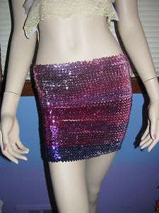 FREE PEOPLE Convertible SEQUIN TUBE TOP SKIRT XS S M L  