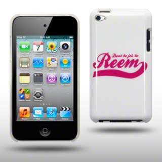 HARD CASE / BACK COVER FOR IPOD TOUCH 4   DONT BE JEL, BE REEM 