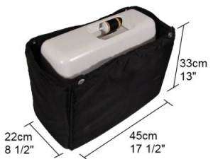 Sewing Machine Trolley Case Bag Silver   Janome Brother  