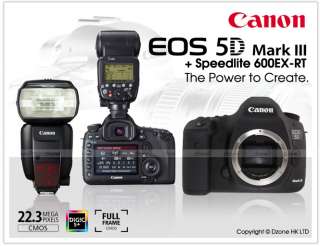 Canon EOS 5D Mark IIl 3 Body + Canon Speedlite 600EX RT  Zone 1 free 
