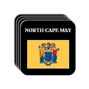 US State Flag   NORTH CAPE MAY, New Jersey (NJ) Set of 4 Mini Mousepad 