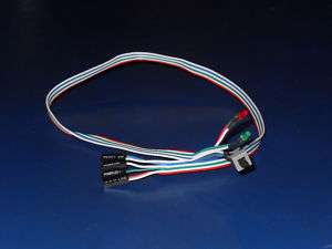   New PC ATX Power Supply Reset Switch Cable Led Lights