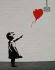 BANKSY Wall Art STENCIL GIRL WITH BALLOON S, M or L