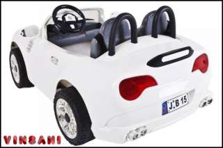 White 12V Twin Motor 2 Seater Electric Battery Kids Ride On Car Coupe 
