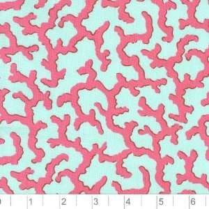  45 Wide Coral Duck Egg Fabric By The Yard Arts, Crafts 