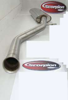 206 GTI 137BHP EXHAUST SCORPION CENTRE SILENCER SECTION  