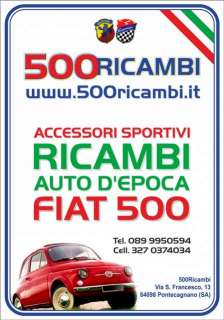 Fiat 500 f/l/r Padiglione interno a Pontecagnano Faiano    