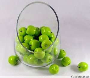 20x 1.8 Mini Green Apples Decorative Artificial Fruit  