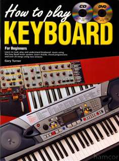   Keyboard for Beginners Music Tutor Method Teach Yourself Book DVD CD