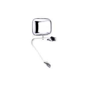   Passenger Side Mirror Manual Chrome Right Door Replacement Automotive