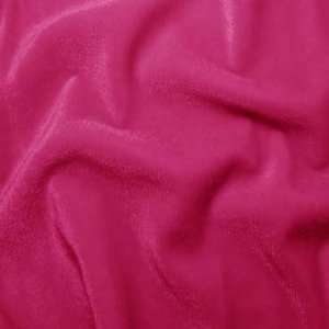  Polyester Stretch Velvet Hot Pink