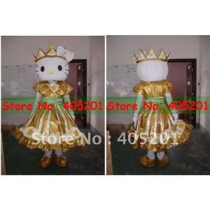  gold dress hello kitty costume for party Toys & Games