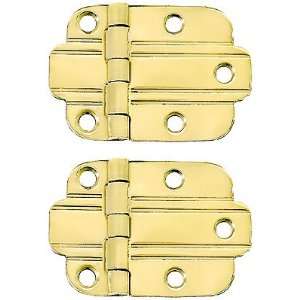   of Solid Brass Art Deco Surface Cabinet Hinges With Choice of Finish