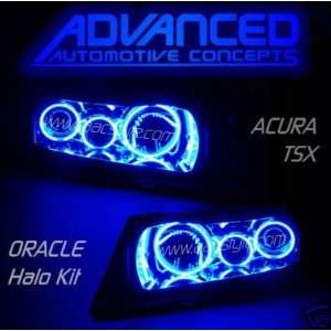   Acura TSX Oracle CCFL Halo Ring Kit for Headlights   Blue Automotive