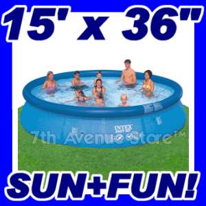   36Intex Easy Set Round Above Ground Swimming Pool 078257564101  