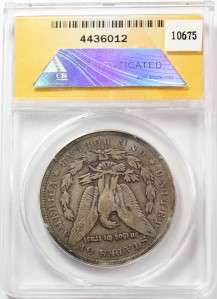 1879 CC Morgan Silver Dollar  ANACS F15   VAM 7   Rare Key Date   No 