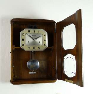   French Vedette Westminster chime wall clock at 1920/1930  