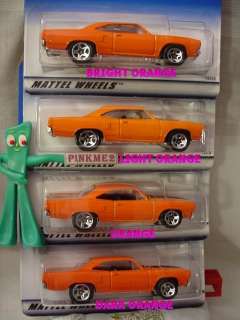 1998 #17 FE Hot Wheels 70 ROADRUNNER #661 var orange  